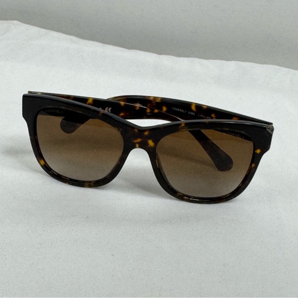 Chanel Sunglasses- Square Frame, Tortoise - Picture 4 of 6